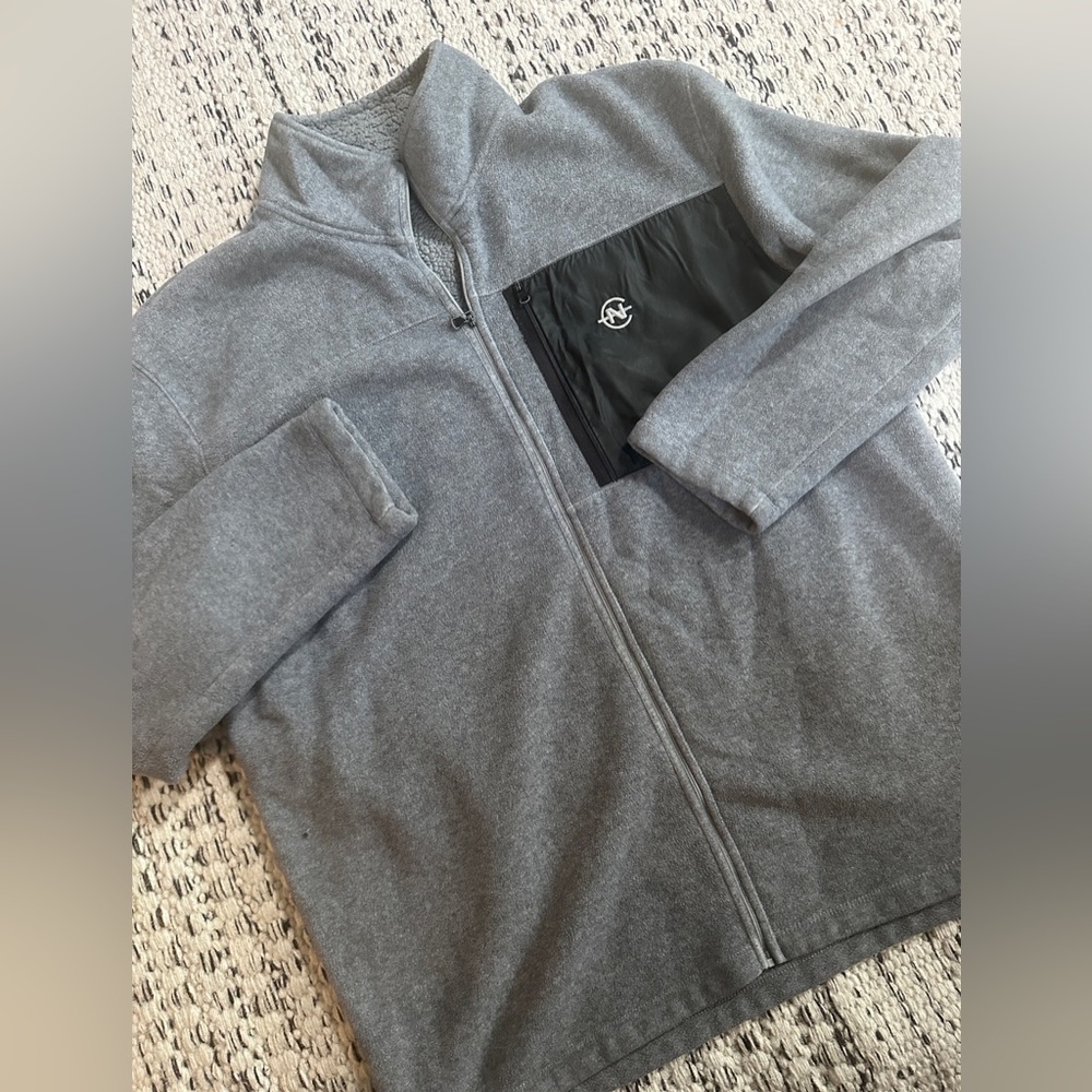 Men’s Nautica Competition Thick‎ Zip up Fleece Jacket XL